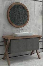 Dieser pinnwand folgen 193 nutzer auf pinterest. Casa Padrino Luxus Badezimmer Set Dunkelbraun Dunkelgrau 1 Waschtisch Mit 2 Turen Und 1 Waschbecken Und 1 Wandspiegel Luxus Kollektion