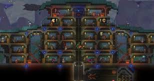 See more ideas about terrarium base, terraria house ideas, terrarium. Terraria Compact Housing Complex All Npcs Terraria House Design Terraria House Ideas Terrarium Base
