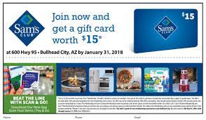 Maybe you would like to learn more about one of these? Get A 15 Gift Card When You Join Sam S Club Bullhead City Az And Jump Start That Holiday Shopping Adspay Samsclub Gift Card Holiday Shop 15 Gifts