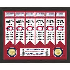 Do they still have a playoff shot? Highland Mint Montreal Canadiens 15 X 12 Stanley Cup Banner Collection Photo Mint