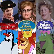 These Three are a trilogy all their own Mary Poppins 1964 Bedknobs &  Broomsticks 1971 Pete's Dragon 1977