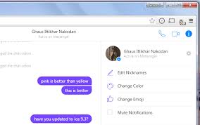 Why does gg turn pink on facebook? How To Change Chat Colors And The Emoji Shortcut On Facebook Messenger