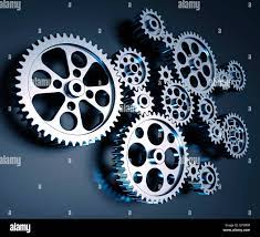 Cogs gears artwork hi-res stock photography and images - Alamy