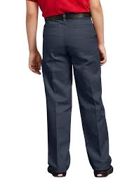 Boys Classic Fit Straight Leg Flat Front Pants 8 20 Husky