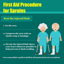 First Aid Procedure For Sprains Firstaid Ultimatehomehealthcareservicesinc First Aid Procedures Preparedness List Home Health Care