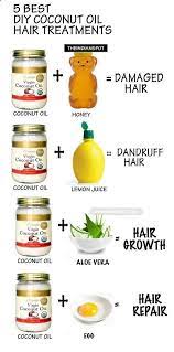 5 Coconut Oil Hair Treatments Diy Hair Treatment Coconut Oil Hair Treatment Diy Oil Treatment For Hair
