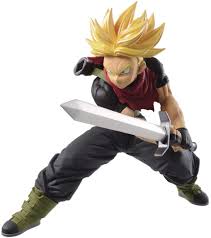 When all hope appears to be lost, trunks shows up in his super saiyan god form, and his hair is as red as can be. Amazon Com Banpresto 39343 Dragon Ball Heroes Transcendence Art Vol 5 Super Saiyan Trunks Figure Toys Games
