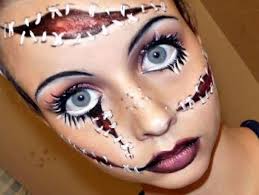 creepy doll easy makeup tutorial