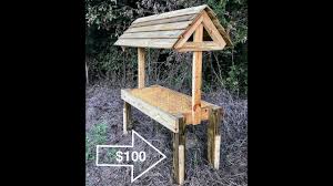 Hunting turns into quite an expensive hobby, both upfront and over time. How To Build A Covered Wooden Deer Feeder Youtube