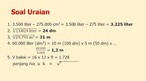Bahasa yang baik adalah bahasa yang digunakan sesuai dengan situasi pemakaiannya. Kunci Jawaban Matematika Kelas 5 Bab 4 Uji Kompetensi Volume Bangun Ruang Halaman 183 185 Youtube