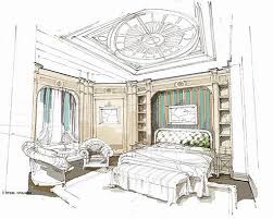 Bedroom Royal Design Interior Interiordedign Sketch Art Illustration Classic Classicdesign Interior Design Drawings Interior Sketch Bedroom Interior