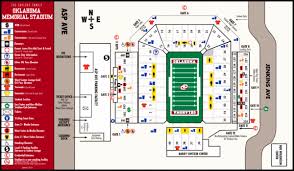 Oklahoma Memorial Stadium Map 180 W Brooks St Norman Ok