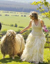 From the moment you step out of the closet and into my dressing room, you will no longer be in that dream. Shepherdess Bride Marries In Stunning Dress Made Of Wool From Her Own Flock Daily Mail Online