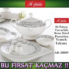 Aryildiz Ar20009 Yuvarlak Bone Hard 84 Parca Porselen Yemek Takim Urunu Ozellikleri Ve En Uygun Fiyatlari N11 Com Da Aryil Yemek Takimi Yemek Takimlari Yemek
