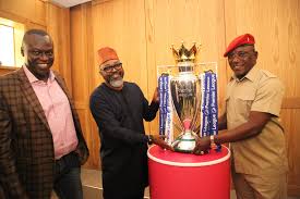 Complete table of premier league standings for the 2020/2021 season, plus access to tables from past seasons and other football leagues. Dstv Nigeria On Twitter Felix Awogu Gm Supersport West Africa John Ugbe Md Multichoice Nigeria And Solomon Dalung Minister Of Sports Youth With The Premier League Trophy Sspltrophytour Ilovedstv Https T Co R0slpzdtgq