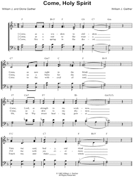 Learn to play guitar by chord / tabs using chord diagrams, transpose the key, watch video lessons and much more. The Gaithers Come Holy Spirit Sheet Music In F Major Download Print Sku Mn0066274