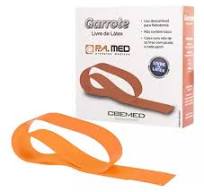 Kit 100 Tiras Garrote Latex Free Borracha Torniquete Atacado - R$ 127