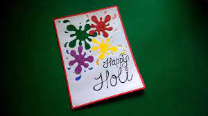 Holi craft ideas/holi card crafts/holi card/pichkari craft/diy projects/diy pichkari. Youtube Video Holi Card Making At Home I Beautiful Handmade Holi Card I Complete Tutorial Handmade Video