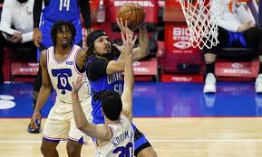 Players since 1990 with 4+ steals and 5+ blocks in a playoff game: Orlando Magic Finish Season With Loss To Philadelphia 76ers