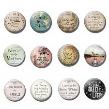 List 77 wise famous quotes about magnetic: Alice In Wonderland Fridge Magnet Set Lewis Carroll Quote Magnetic Refrigerator Stickers 25mm 12pcs Round Glass Dome Fridge Memo Buy At The Price Of 4 42 In Aliexpress Com Imall Com