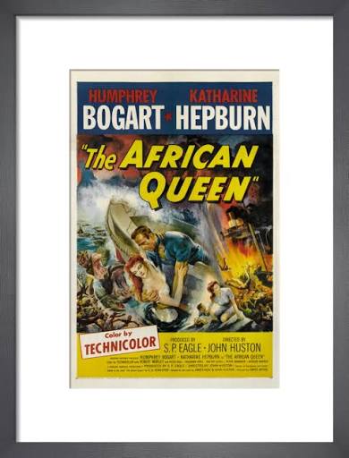 The African Queen Art Print by Cinema Greats | King & McGaw