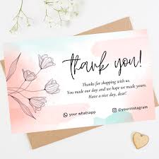 Scopri ricette, idee per la casa, consigli di stile e altre idee da provare. Beli Thank You Card Kartu Ucapan Terimakasih Onlineshop Thanks Card Olshop Custom Min Order 25 Seetracker Indonesia