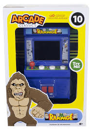 Rampage is a 1986 arcade game by bally midway. Arcade Classics Rampage Mini Arcade Game Brickseek