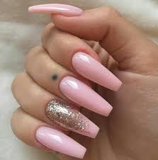 #cute #autumn #nails #acrylic #coffin #long #longnails #coffinlongnails #acrylicnails #autumnnails. Pinterest Cyberbre Gold Nails Baby Pink Nails Pink Nail Art