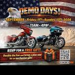 Fall Into a New Ride-September Demo Days!