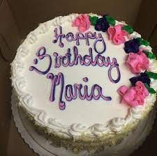 May You Be Gifted With Life S Biggest Joys And Never Ending Bliss After All You Yourself Are A Happy Birthday Cakes Happy Birthday Maria Sweet Birthday Cake