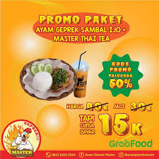 Ayam geprek ini muncul pertama kali di jogja,dengan kreatifitasnya ayam ala kfc ditambah sambel jadi menu baru, yang udah gitu aja, gampangkan cara buat ayam geprek krispy sambal bawang. Promo Grabfood 50 50 Pakai Kode Promo Palugada Kapan Lagi Makan Ayam Geprek Pakai Sambal Favorit Dengan Harga Special Jangan Lupa Food Thai Tea Sambal