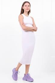Rib Tank Dress White In 2021 Ribbed Tank Dress Fashion Online Fashion Boutique