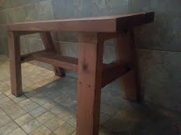 Quality teak wood shower construction quick bench arb teak shower bench plans diy teak shower bench. Redwood Shower Bench Ana White