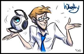 Blue sky portal, the webcomic, fanart, core wheatley is so expressive, aahhh exciting things are about to happen, :d, elvenwhovian,. Wheatley The Core Home Facebook