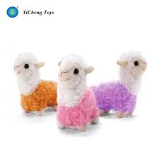 Jouet En Peluche Animal Belle Alpaga Dans Le Transporteur Buy Peluche De Croisement D Animaux Product On Alibaba Com