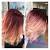 Dusky Pink Short Pink Ombre Hair