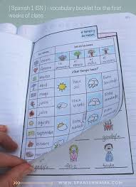 Spanish Notebook Section 4 Vocabulary Spanish Interactive Notebook Interactive Notebooks Learn Spanish Online