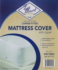 Heavy Duty Vinyl Corner Fitted Mattress Cover With Zipper 39 X 75 White Be Sure To Check Out This Awesome Product This Is An Mattress Covers Mattress Vinyl