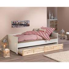 Bettgestelle 90x200 bei höffner online kaufen. Kombibett Paulina Mit Bettschublade 90x200 Weiss Danisches Bettenlager