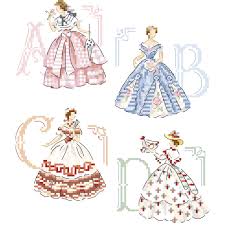 ٥ جمادى الآخرة ١٤٤٣ هـ. Crinoline Alphabet Chart Les Brodeuses Parisiennes