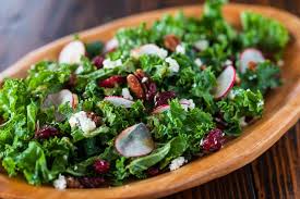 Kale Salad With Cherries And Pecans Steamy Kitchen Recipes Giveaways Recipe Kale Salad Pecan Recipes Salad