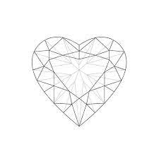 1 Carat Diamond Crystal Drawing Gem Drawing Diamond Drawing