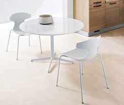 Modern Kitchen Table And Chairs With Bright Colors From Domitalia White Glass Dining Table Round Dining Table Modern Dining Table