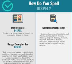 Use the word indeed to add emphasis to a statement. Correct Spelling For Dispel Infographic Spellchecker Net