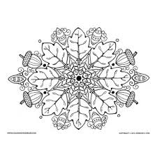 This particullar coloring image meassure is about 600 pixel x 527 pixel with approximate file size for around 37.57 kilobytes. Fall Acorns Mandala