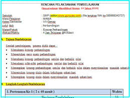 Maybe you would like to learn more about one of these? Rpp 1 Lembar Matematika Smp Kelas 8 Semester 1 Situs Guru