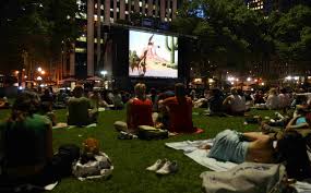 Our location, situated on the east river with killer views of the manhattan skyline, may seem familiar to you. New York City Outdoor Film Screenings