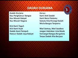 Anak warok banting bantingan dewan sri medan johor. Lagu Dadah Durjana Music Lyric Youtube