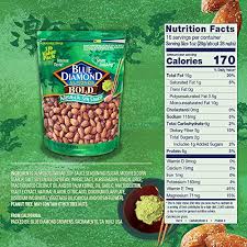 Almonds, vegetable oil (canola, safflower and/or sunflower), salt, sodium diacetate, . Blue Diamond Almonds Bold Variety Pack Salt N Vinegar Habanero Bbq And Wasabi Soy Sauce Flavored Snack Nuts 16 Oz Resealable Bags Pack Of 3 Pricepulse