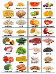 Food Printable Flashcards With Real Food Food Flashcards Food Printables English Food